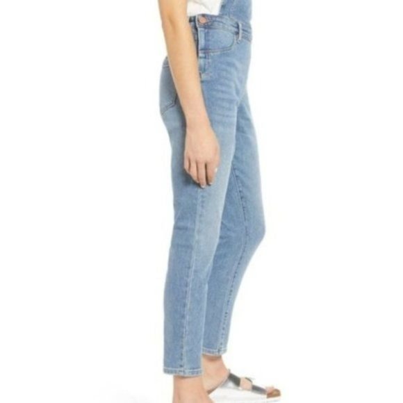 BLANK NYC "It's Vintage" Overalls Medium Wash Denim Size 29 - Picture 6 of 10